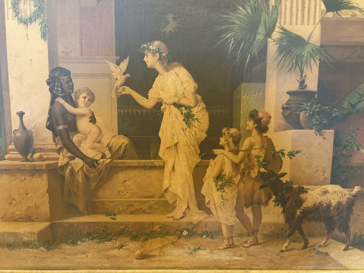 QUATTRO LITOGRAFIE FINE XIX SECOLO-photo-7