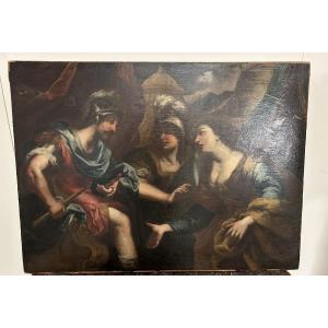 DIPINTO OLIO SU TELA RAFF. ALESSANDRO IL GRANDE