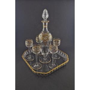 Crystal Liqueur Service From Saint Louis Late Nineteenth