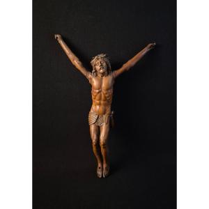 Christ In Boxwood 17th Century Removable Tongue