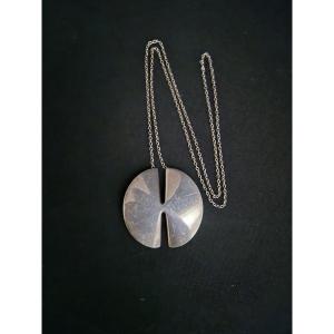 Sterling Silver Pendant By Nanna Ditzel For Jensen