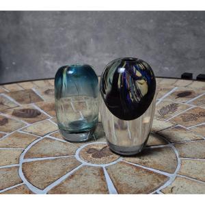 2 Vases By Claude Morin, 20th Century