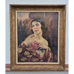 Portrait By Léonie Humbert Vignot 