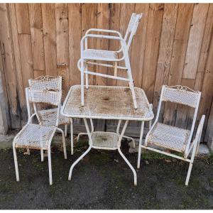 Garden Furniture In The Style Of Mathieu Mategot