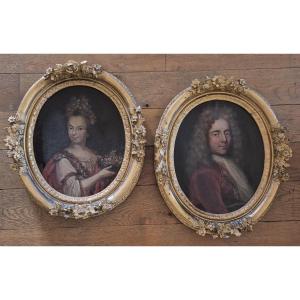 Pair Of 18th Century Portraits