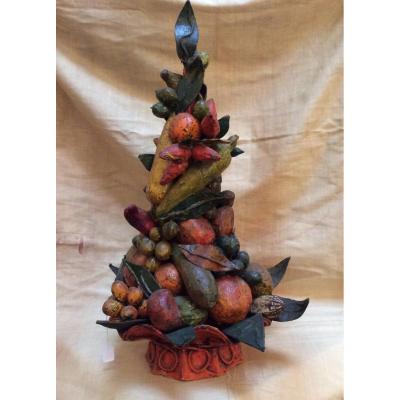 Fruit Composition In Papier Mâché