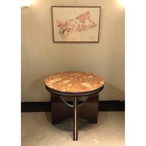 Art Deco Pedestal Table