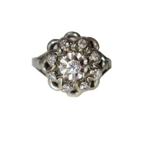 Diamond And Platinum Ring 1950