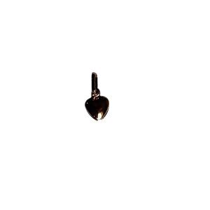 Yellow Gold Heart Charm Pendant