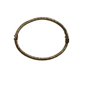 Small Yellow Gold Bangle Bracelet