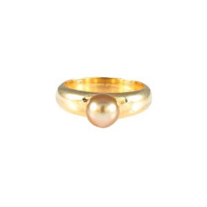Fine Golden Pearl Ring