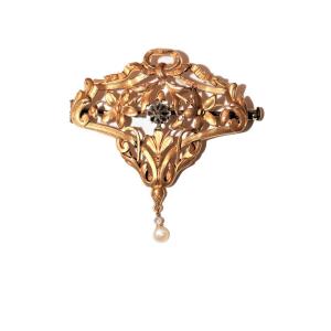 Art Nouveau Brooch Or Pendant