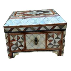 18th Century Ottoman Mother-of-pearl And Tortoiseshell Chest 