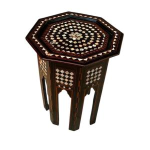 Ottoman Pedestal Table, Late 19th Century