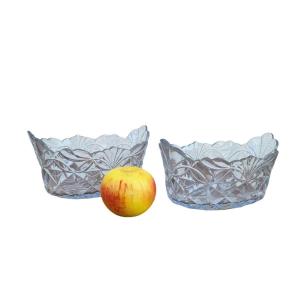 2 Cut Crystal Bowls, 19th Century