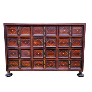 Rosewood Cabinet With Drawers,  L100cm H68cm, 17th Century Period