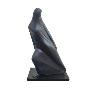 M Ziffer, Lot's Wife, H48cm, Signed Bronze Sculpture, 20th Century