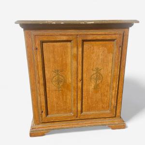 Painted Two-door Sideboard, Italy, 19th Century