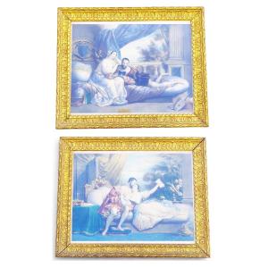 The Loves Of Francis I, Colored Engravings, 19th Century