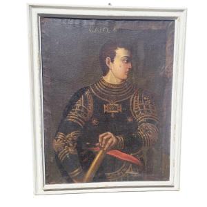 Portrait Of Caligula Emperor In Armour, Italy, 17th Century