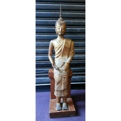 Buddha Gilt Bronze Lacquered