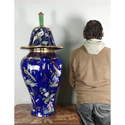 *special Offer * Mason's Patent Ironstone China, Large Vase , England, Early 19th Century