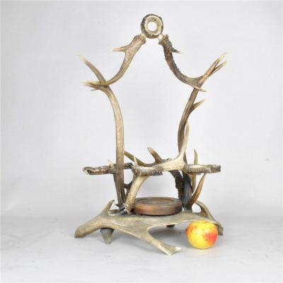 Glass Holder And Bottle In Horn, End Of The XIXth Century