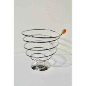 Vintage Spiral Fruit Bowl “flashdue Italy” - 1980s - Italian Design