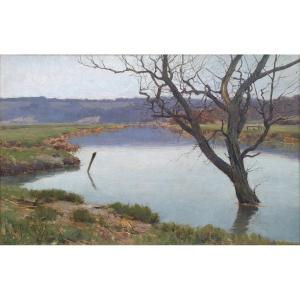 José Weiss - A River In Flood In Sussex