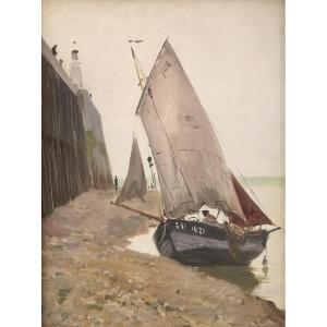 Paul Mathey - Fishing Boat In Southern Finistère