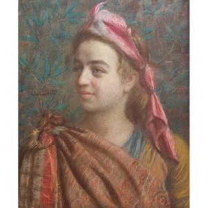 Joseph Coront - Portrait Of Marie Joséphine Coront, The Artist's Niece In 1902