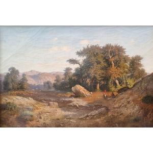 Pierre Thuillier (attributed To) - Mountain Landscape