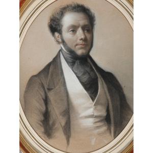 19th Century French School - Portrait Of A Gentleman