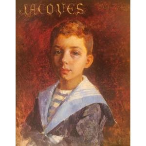 George Roux - Portrait Of A Child As A Sailor