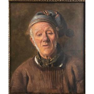 édouard Dantan, Father Lamidey, Known As The Great Midey, Former Sailor From Villerville, Painted In 1893.