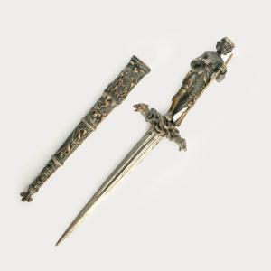 American-themed Romantic Dagger - Early To Mid-19th Century - Spain, Circa 1840