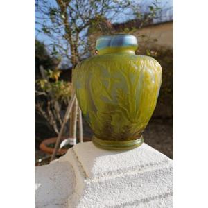 Vase "pastoral" Henri Cros