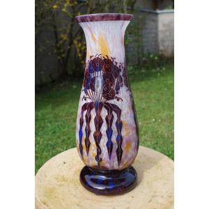 Vase "wallflowers" - Le Verre Français