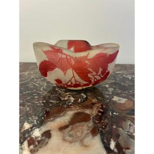 Gallé Cup Decorated With Berries