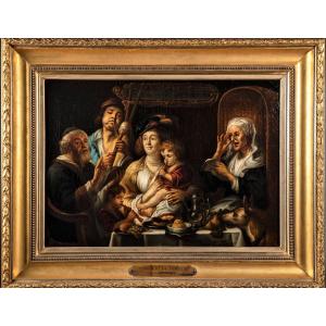 25% Discount - “the Family Concert” - Jacob Jordaens (after) – XIXth