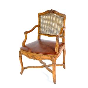 Stamped H. Amand - Flat Backed Armchair- Regency Period