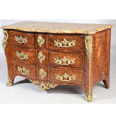 25% Discount - Stamped F. Garnier - Spectacular Regency Commode - Early 18th
