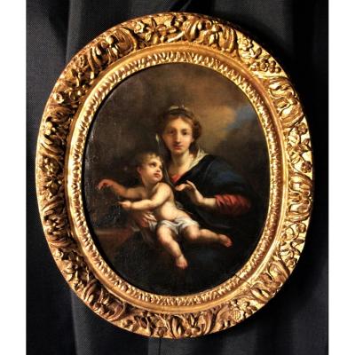 25% Discount - Nicolas Loir - Madonna And Child - XVIIth Century School