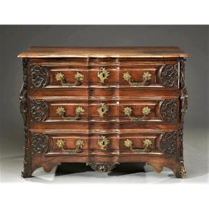 - Mazarine Crossbow Commode - Work In The Rhône Valley- Late Regency Period