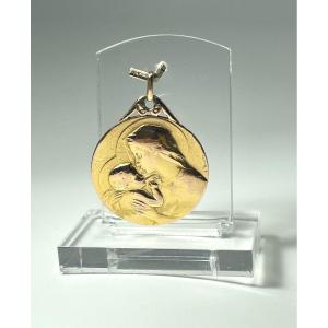 Dropsy. Virgin And Child Medal