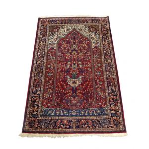 Vintage Sarouk Hand Knotted Rug