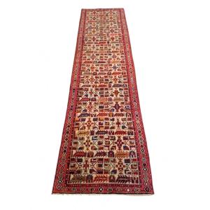 Vintage Hand Knotted Kharabagh Rug