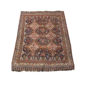 Antique Handmade Iranian Rug - Khamsheh Bird