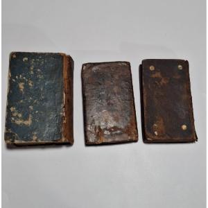 3 Antique  Books, 17th-18th Centuries