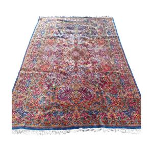 Vintage Handmade Kerman (kirman) Persian Rug